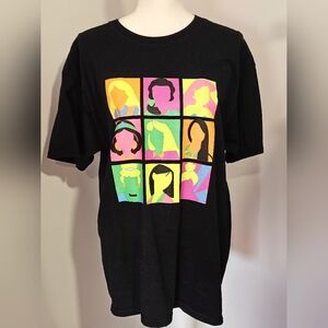 Surf Style Black Graphic Tee